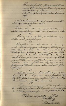 Protokoll 1891-03-20