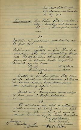 Styrelseprotokoll 1920-05-20