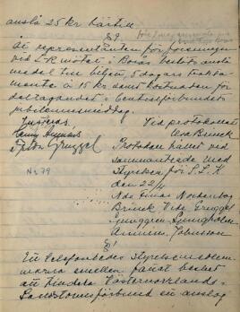 Styrelseprotokoll 1937-04-22