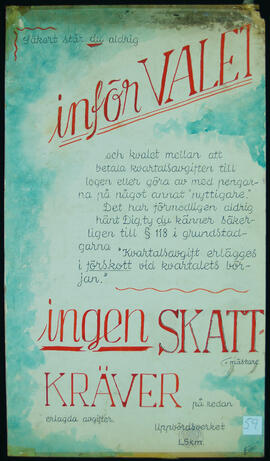 Affisch nr 0059, nykterhet