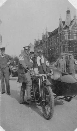 Fotografi, Motorcykeltävling, Sundsvall, 1920-07-04