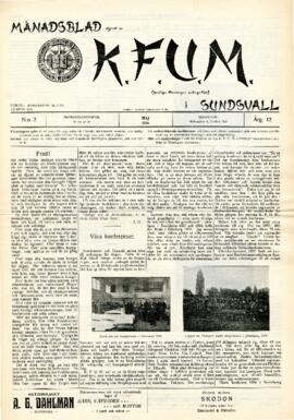 Månadsblad, K.F.U.M i Sundsvall, Nr 2, 1916
