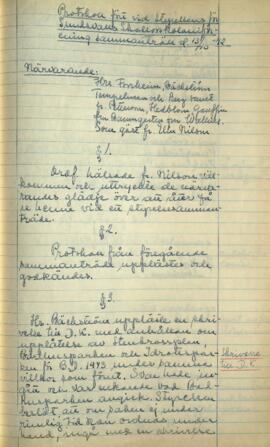 Styrelseprotokoll 1942-10-13
