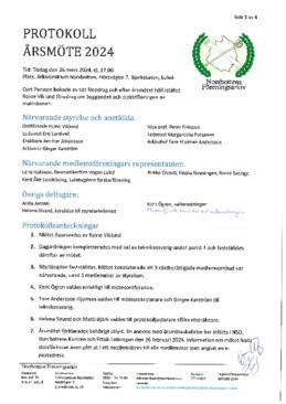 Årsmötesprotokoll 2024