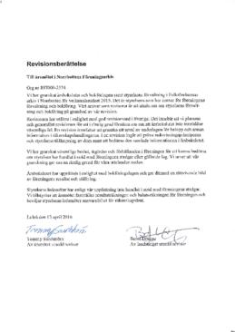 Revisionsberättelse 2015