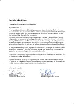 Revisionsberättelse 2014