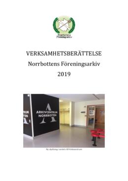 Verksamhetsberättelse 2019