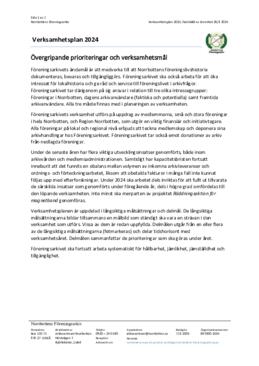 Verksamhetsplan 2024