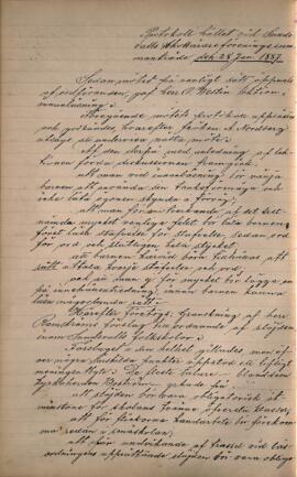 Protokoll 1887-01-28