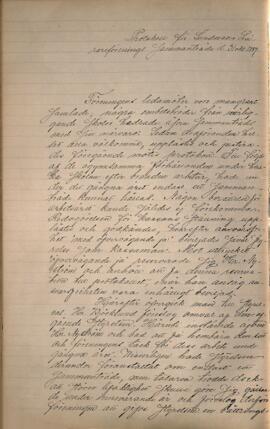 Protokoll 1889-10-31
