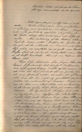 Protokoll 1888-04-26