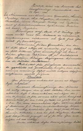 Protokoll 1884-09-26