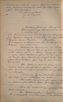 Protokoll 1884-10-31