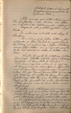 Protokoll 1888-01-27