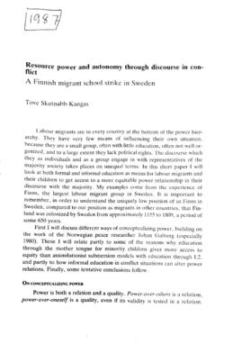 Skutnabb-Kangas_Resource_power_and_autonomy_through_discourse_inconflict-_A_Finnish_migrant_school_strike_in_Sweden_1987