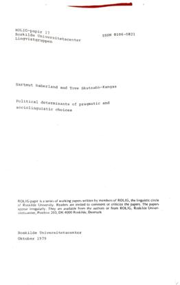 Skutnabb-Kangas_Haberland_Political_determinants_of_pragmatic_and_sociolinguistic_choices_1979